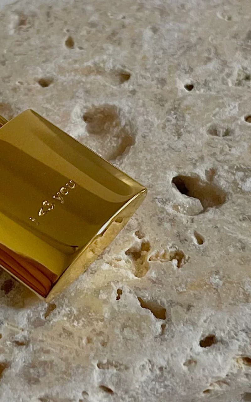 Namaste- Lock of Love Gold Necklace - jewelry