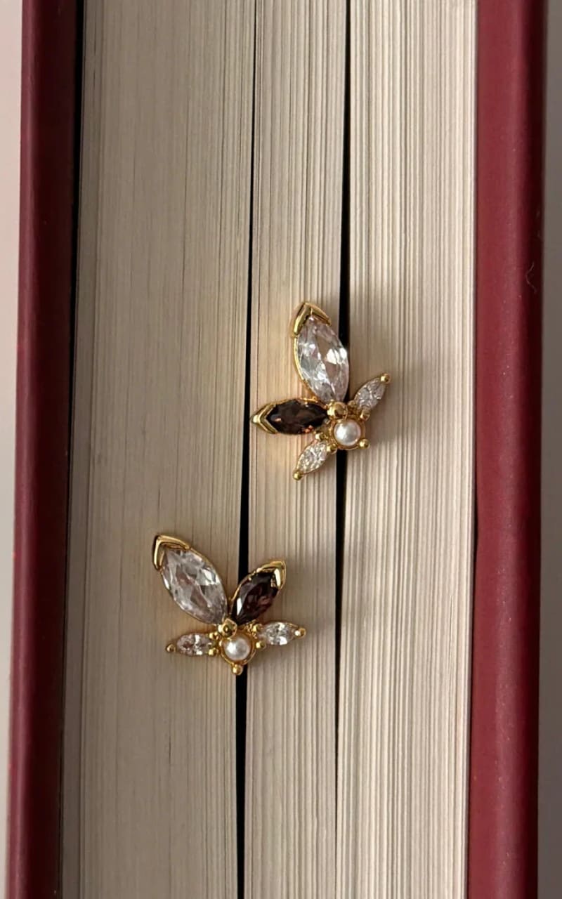 Namaste- Velora Gold Studs - jewelry