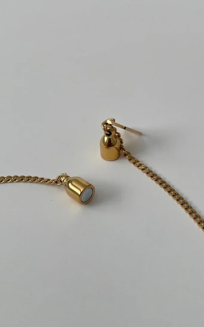 Namaste- Wishbone Gold Necklace - jewelry