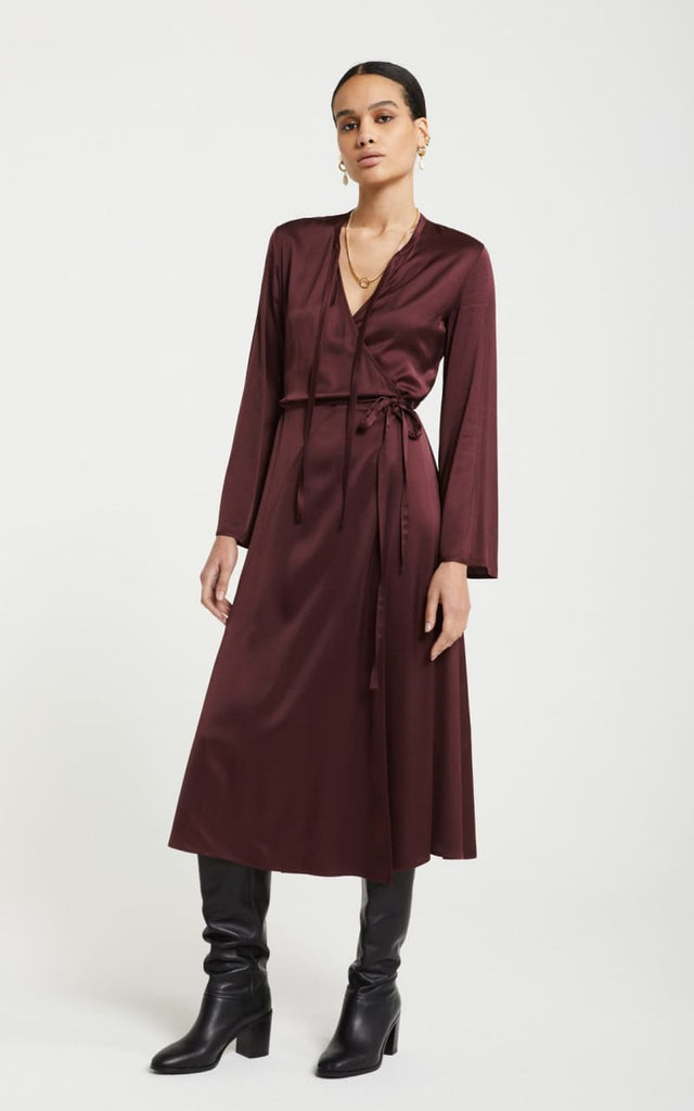 ottod’Ame - Flavia Dress in Barolo - Dresses