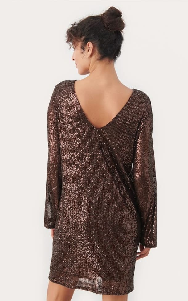 Part Two - Darleen Long Sleeve Sequin Dress - Dresses