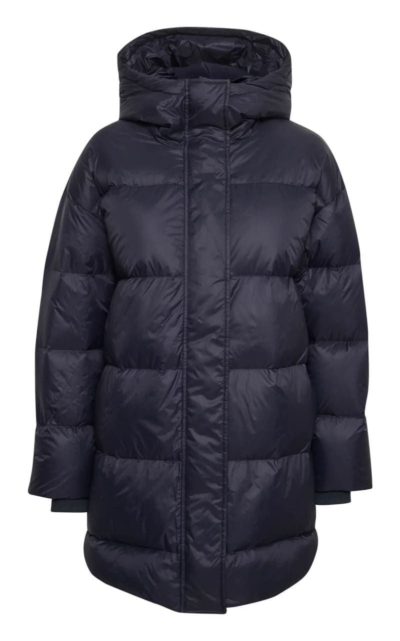 Part Two - Reem Down Coat in Navy or Blue - outerwear