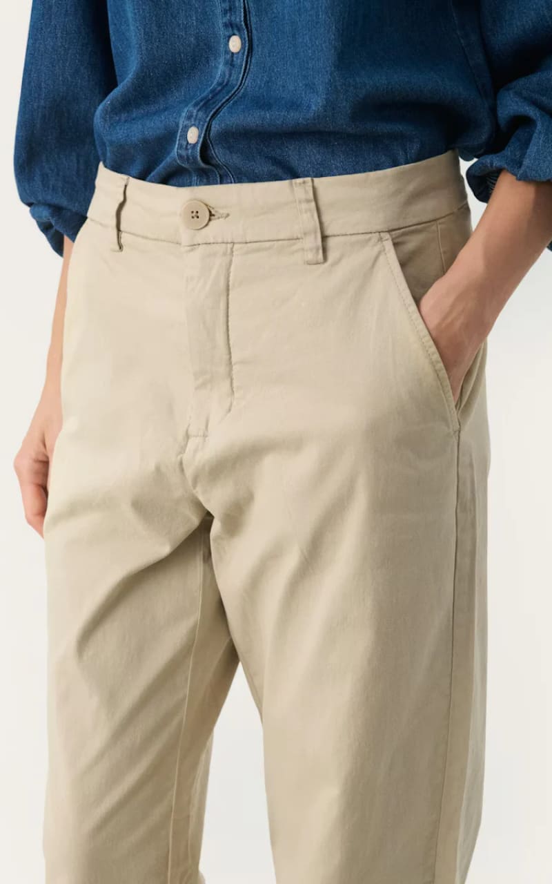 Part Two- Belme Trouser in White Pepper - Pant