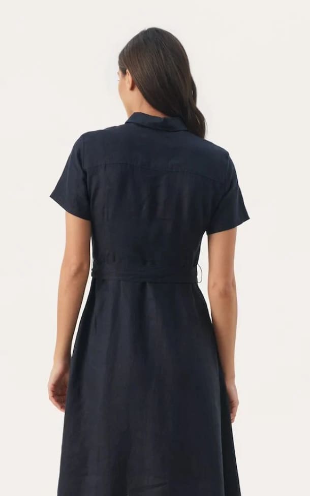 Part Two- Eflin Linen Shirt Dress