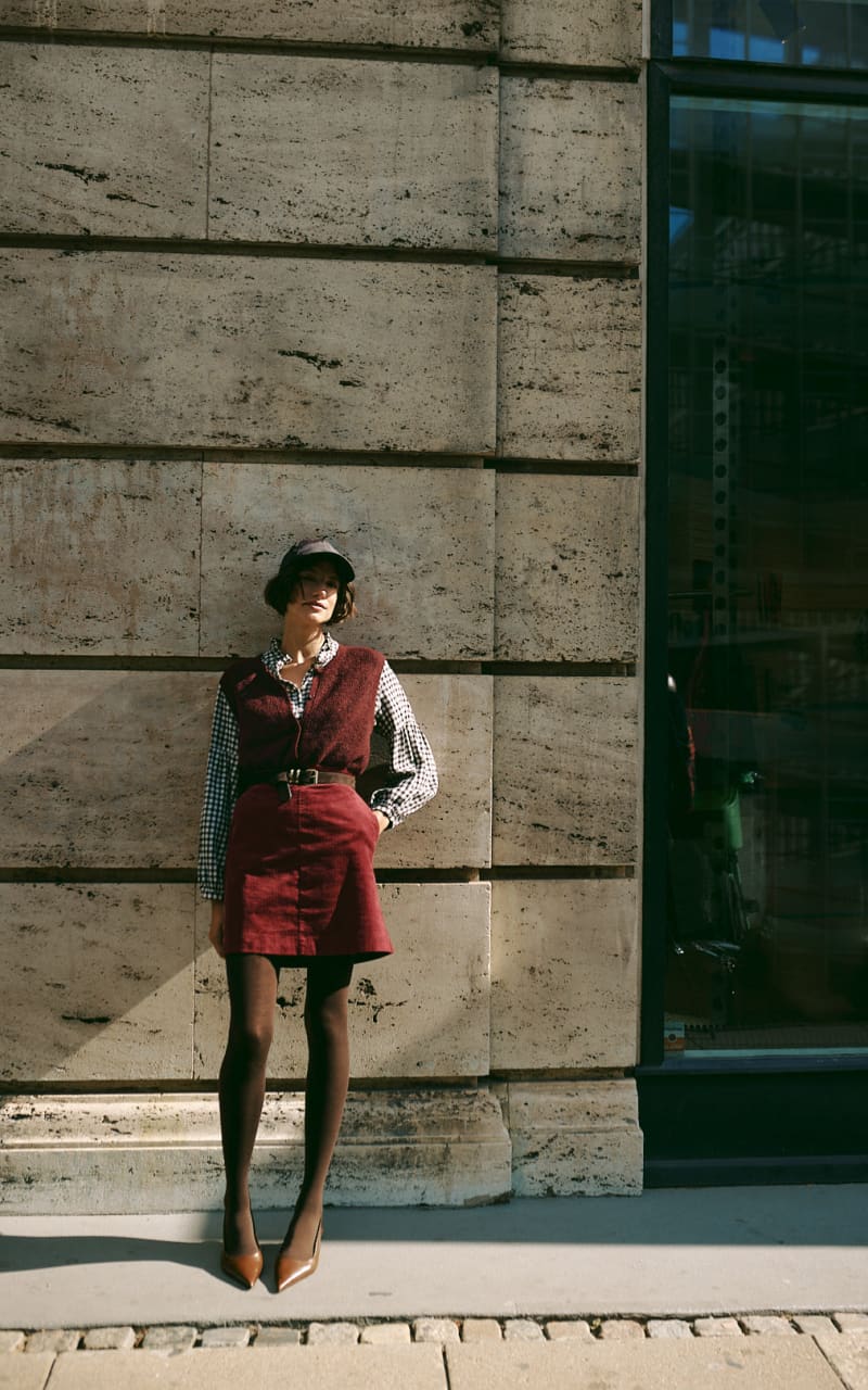 Part Two- Lings Skirt in Tawny Port