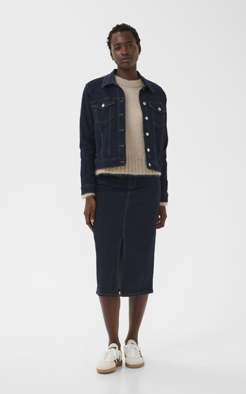 Part Two- Nicholia Denim Jacket in Rinse Blue - JACKET