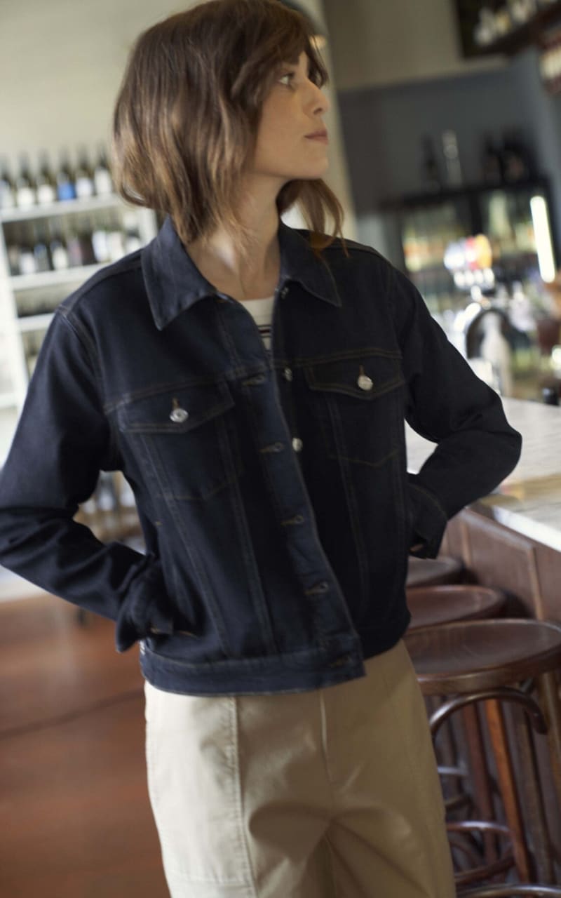 Part Two- Nicholia Denim Jacket in Rinse Blue - JACKET