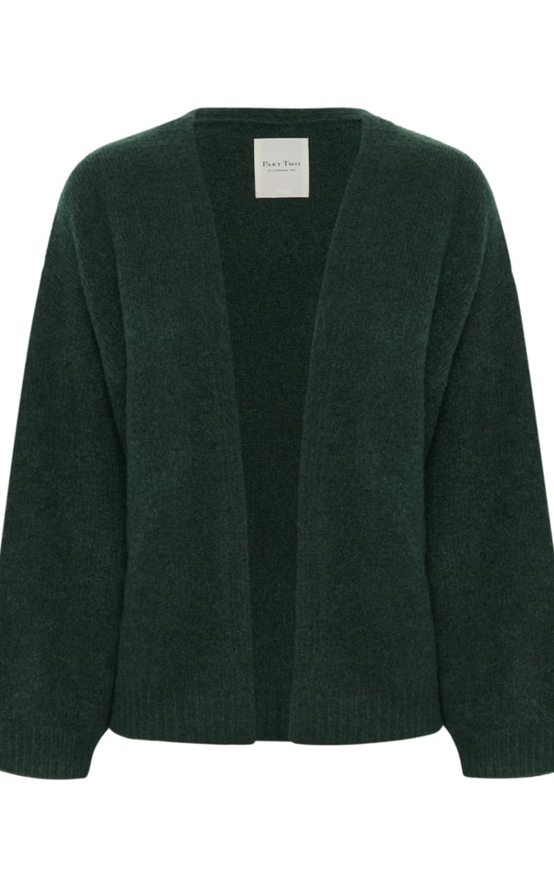 Part Two- Rastina Open Cardigan in Sea Moss - SWEATER &