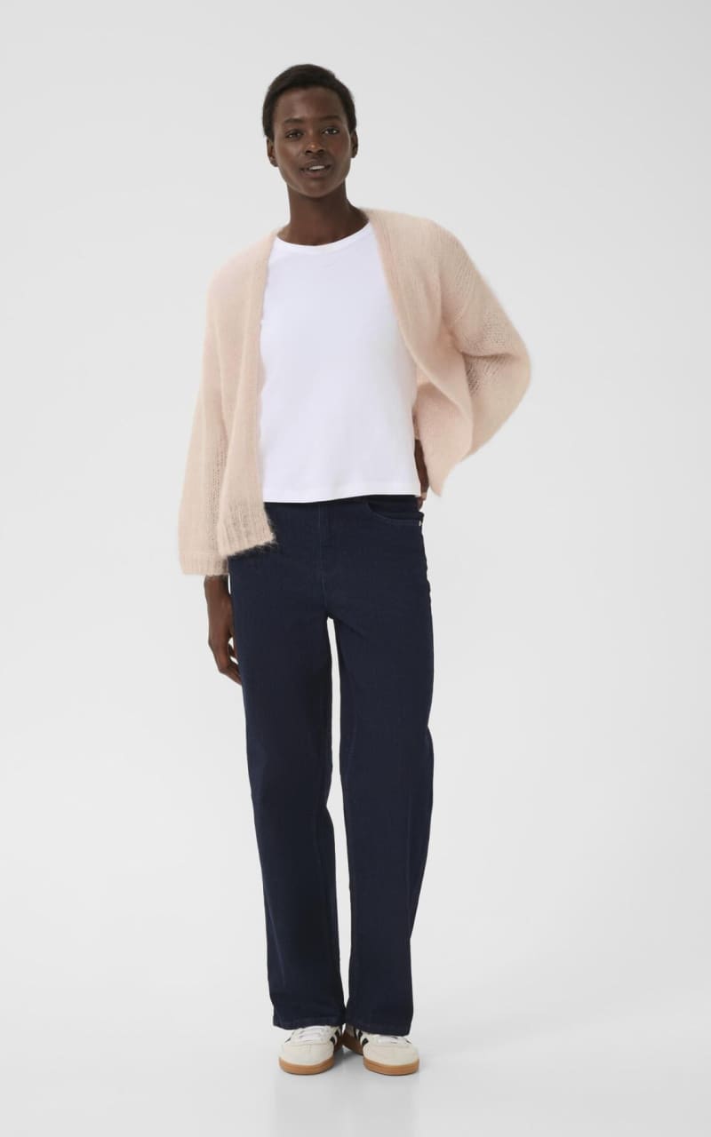 Part Two- Rastina Wool Cardigan in Mauve Chalk - SWEATER &