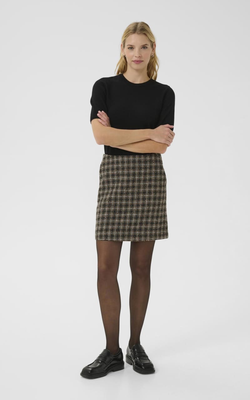Part Two- Sissa Skirt in Black Check