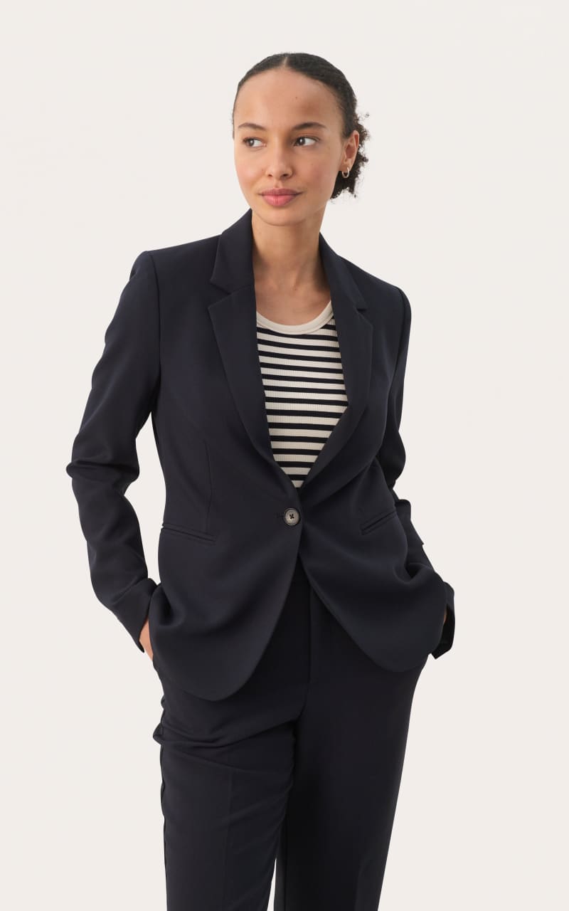 Part Two- Taylorr Blazer - Dark Navy / 34 - BLAZER