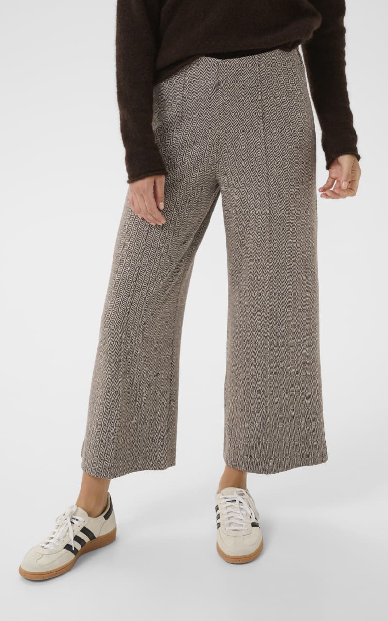 Part Two- Ilisan Cropped Pant - Garnache Herringbone / XS