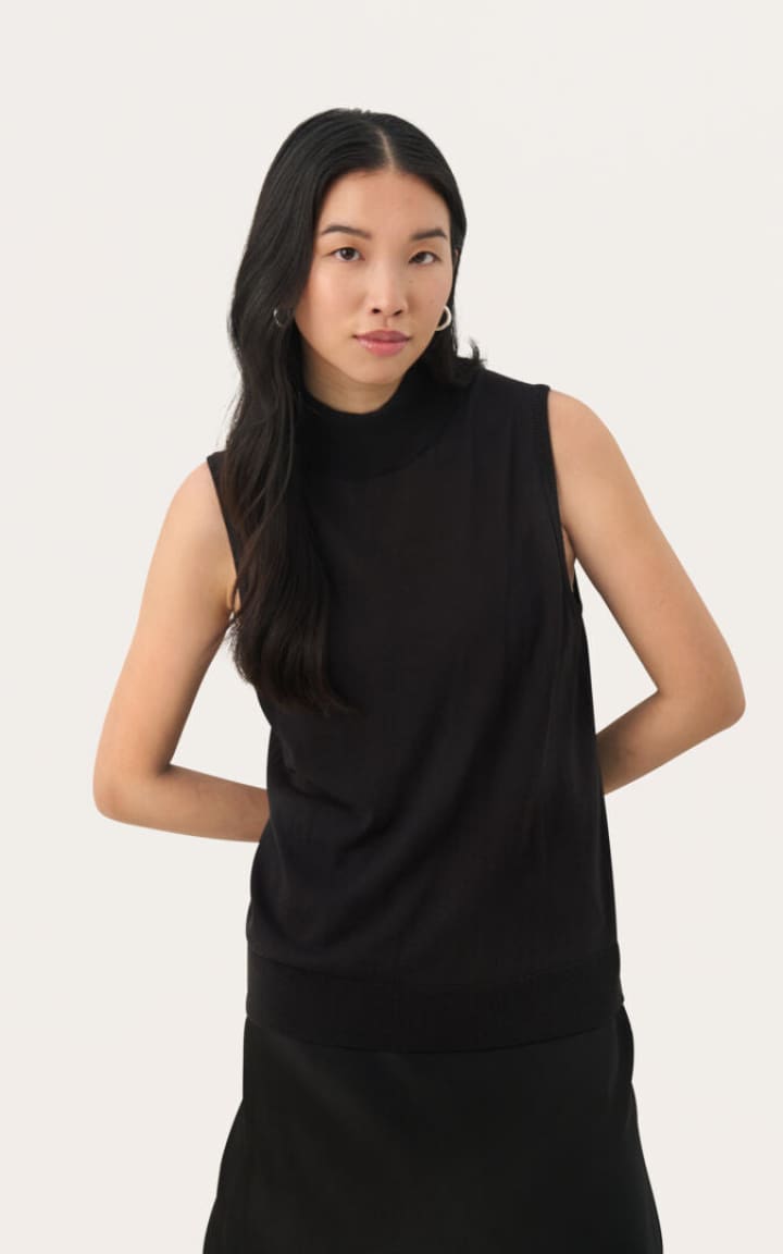 Part Two- Lise Sleeveless Turtleneck - Shirts & Tops