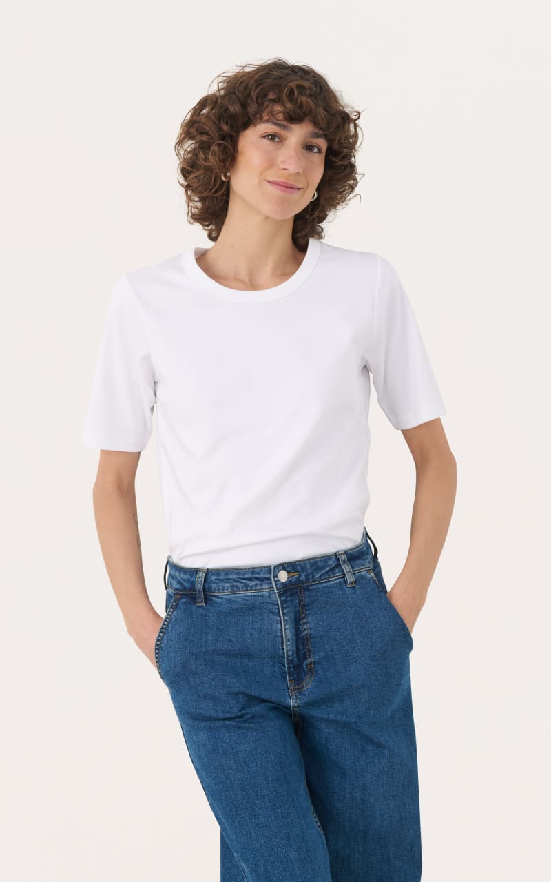 Part Two- Ratana T-Shirt - Bright White / XS - T-SHIRT &
