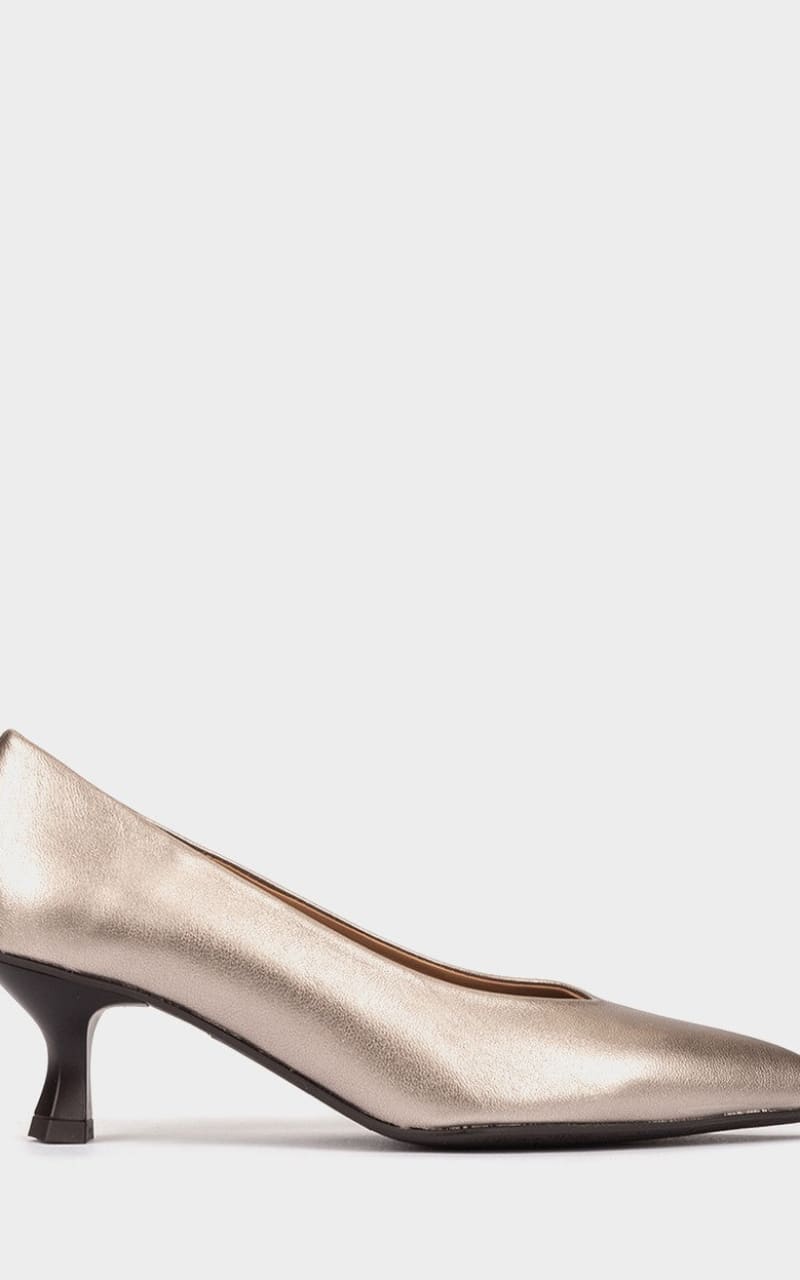 Pedro Miralles- Slatina Pumps in Metallic - footwear