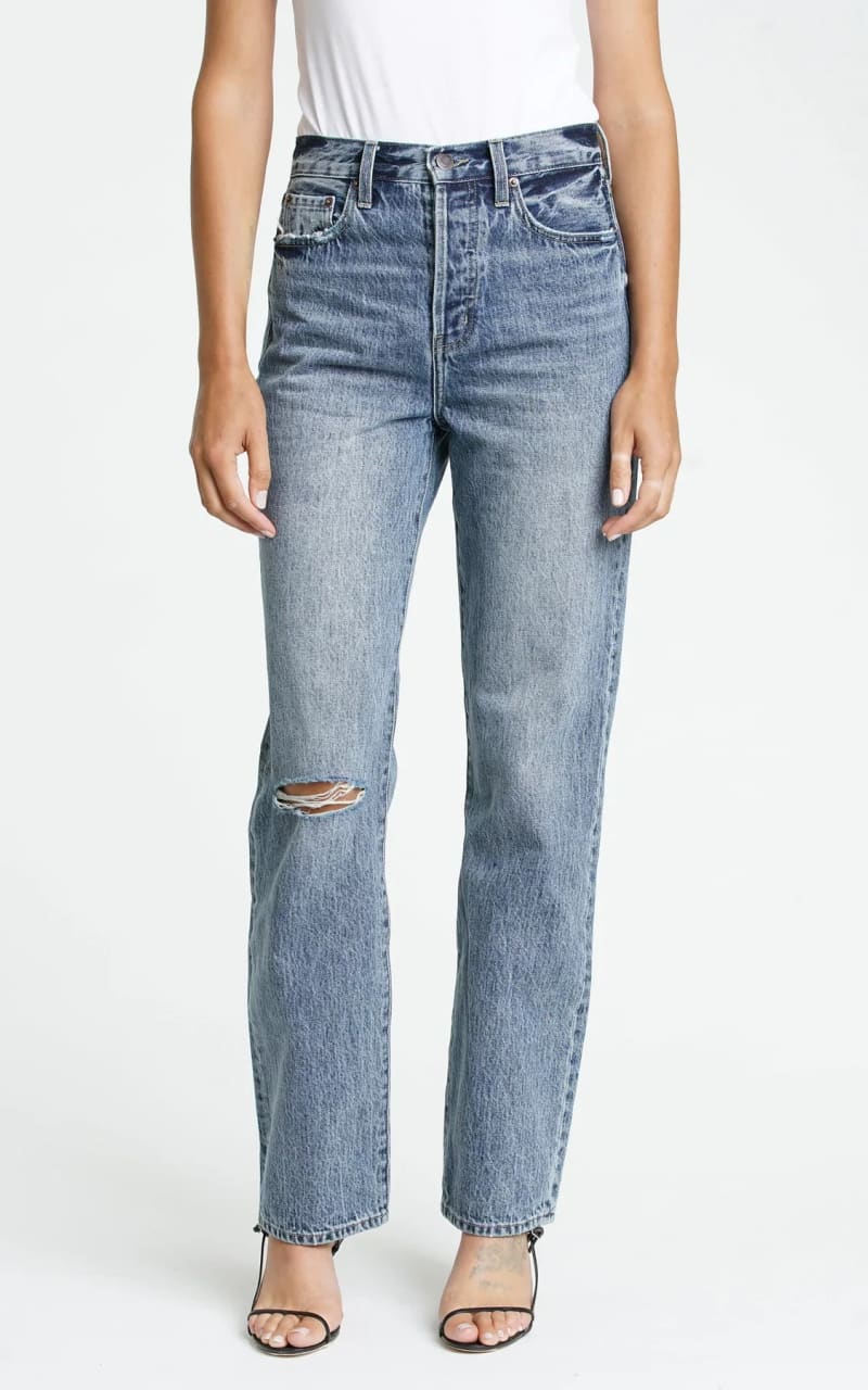 Pistola - Cassie High Rise Straight - denim