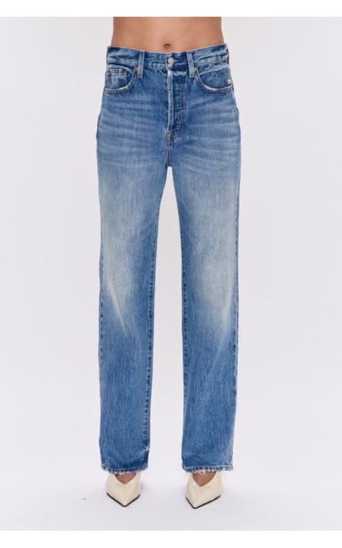 Pistola- Cassie Super High Rise Straight Jean in Serpentine