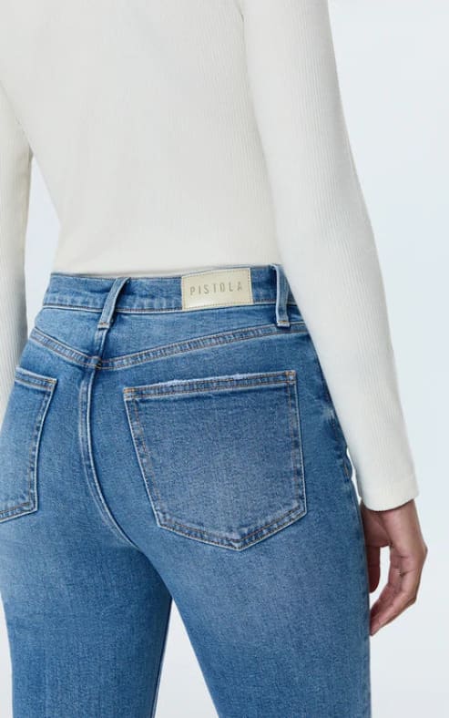 Pistola Charlie High Rise Classic Straight Jean in Rhythm