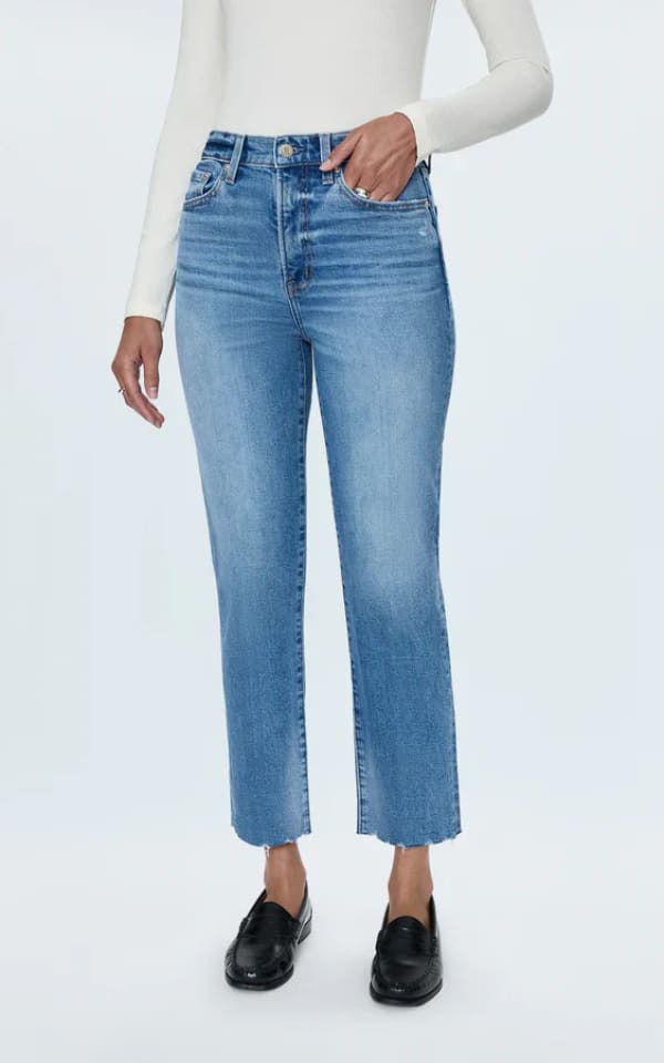 Pistola Charlie High Rise Classic Straight Jean in Rhythm