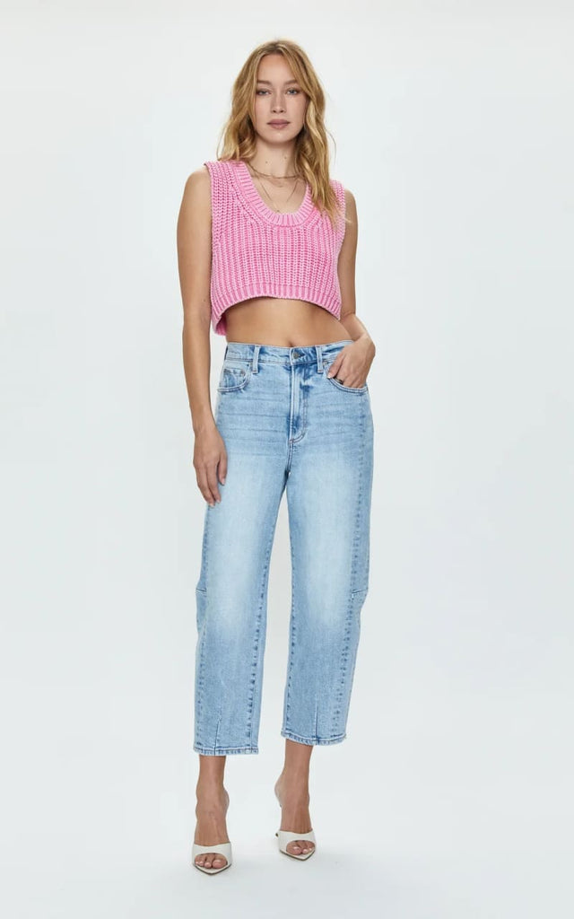 Pistola - Eli High Rise Arched Leg Jean in Sun-Kissed bottom