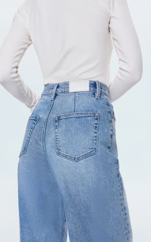 Pistola- Kyra High Rise Bowed Ankle in Terrace - denim