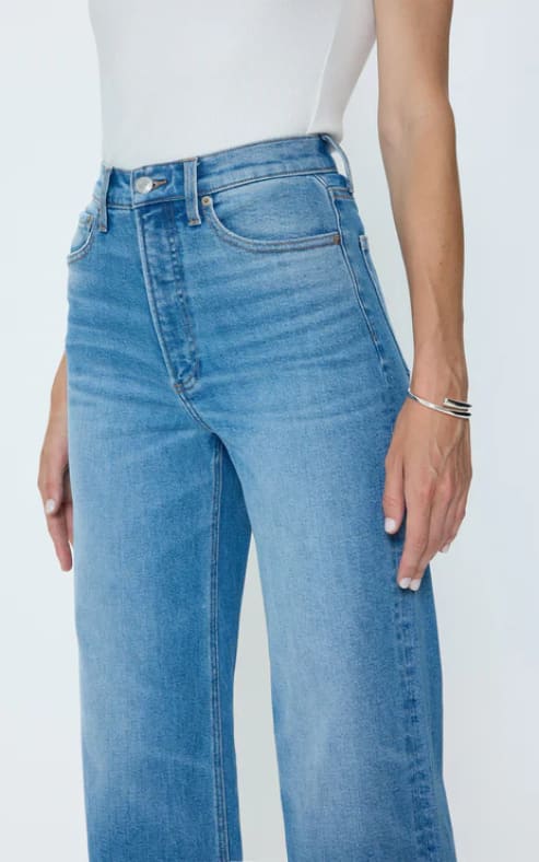 Pistola- Lana Crop High Rise Ultra Wide Leg in Wild Heart