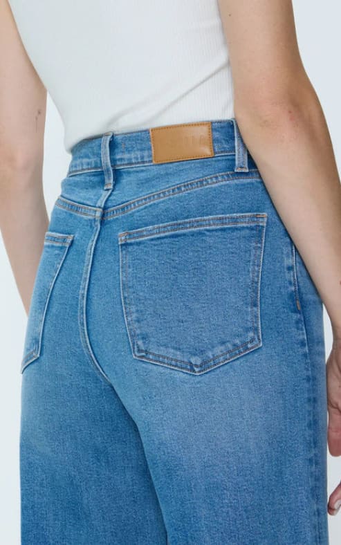 Pistola- Lana Crop High Rise Ultra Wide Leg in Wild Heart