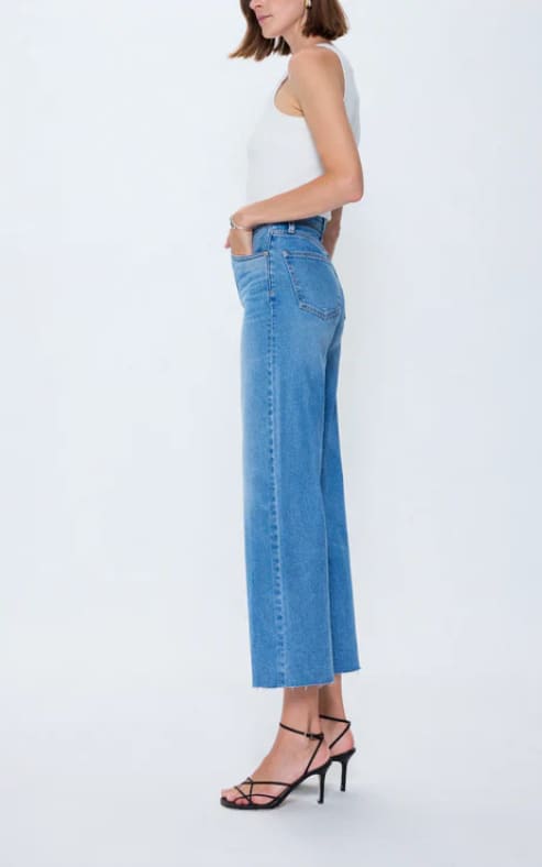 Pistola- Lana Crop High Rise Ultra Wide Leg in Wild Heart