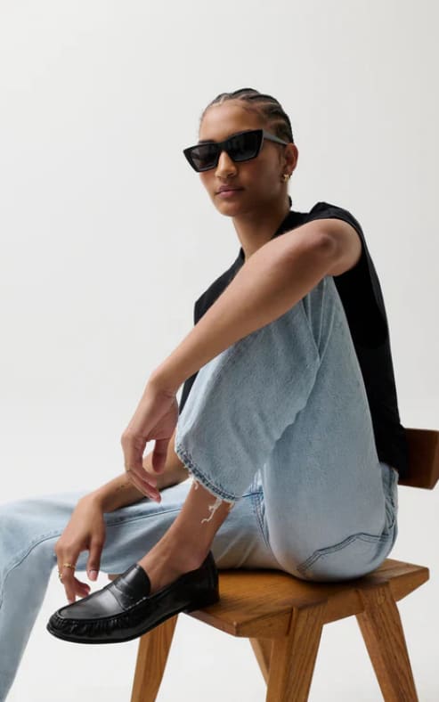 Pistola- Lexi Mid Rise Bowed Straight in Dolce Vita Vintage