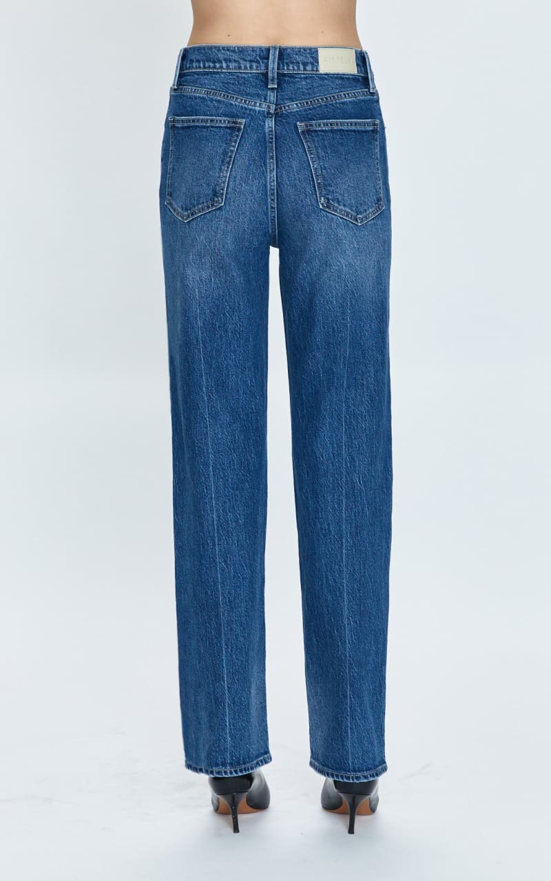 Pistola- Cassie Super High Rise Straight Jean - denim