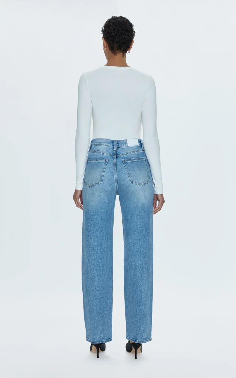 Pistola- Cassie Super High Rise Straight Jean in Fonda