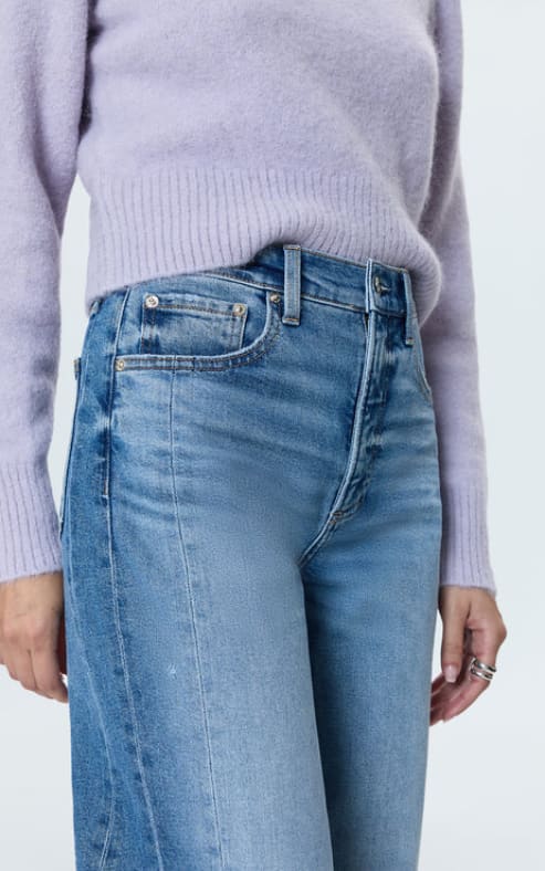 Pistola- Eli High Rise Barrel Jean in Rhythm Vintage - denim