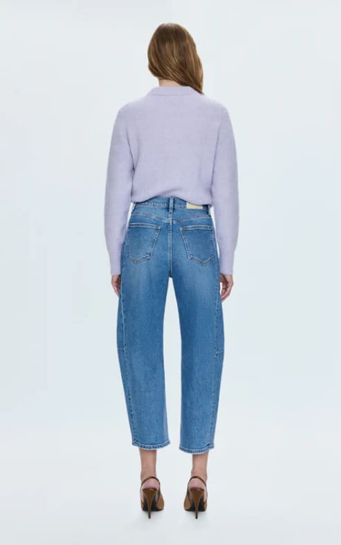 Pistola- Eli High Rise Barrel Jean in Rhythm Vintage - denim