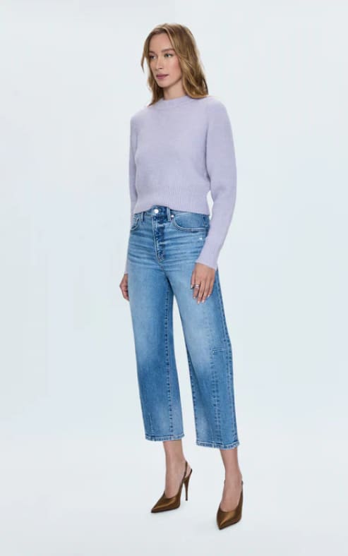 Pistola- Eli High Rise Barrel Jean in Rhythm Vintage - denim