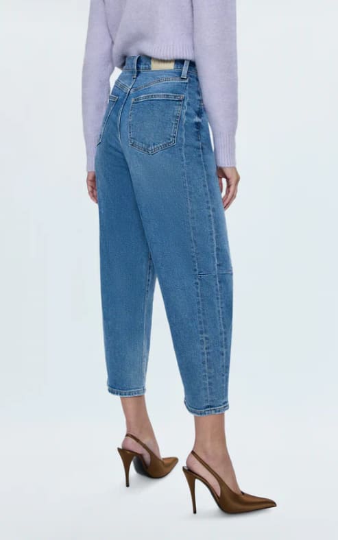 Pistola- Eli High Rise Barrel Jean in Rhythm Vintage - denim