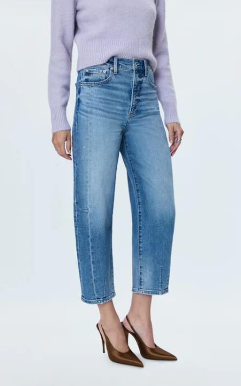 Pistola- Eli High Rise Barrel Jean in Rhythm Vintage - denim