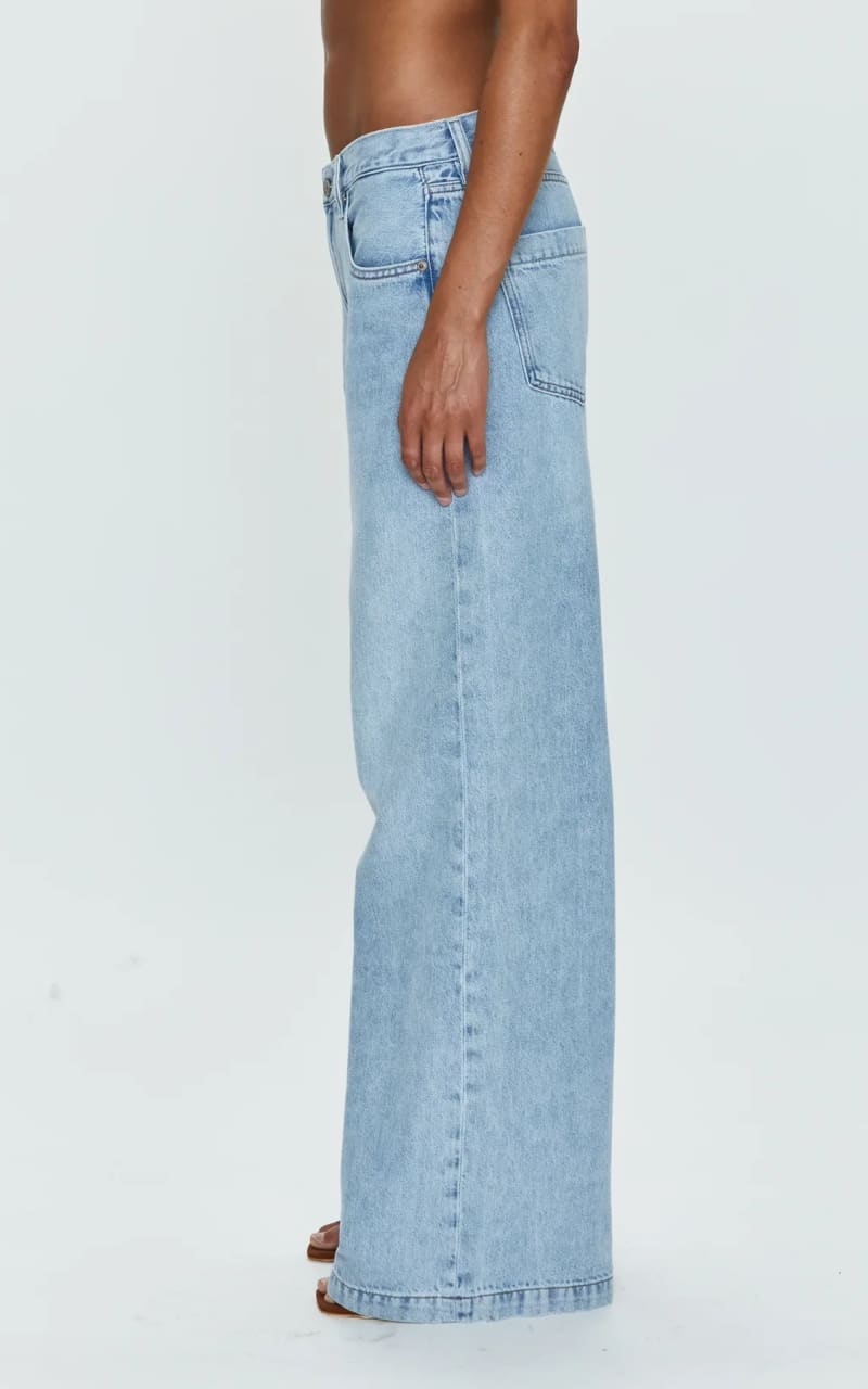 Pistola - Jadyn Low Slung Palazzo Pant - denim