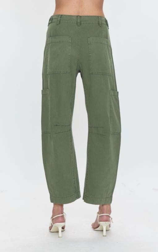 Pistola- Sabrina Utililty Crop Pant in Meadow - denim