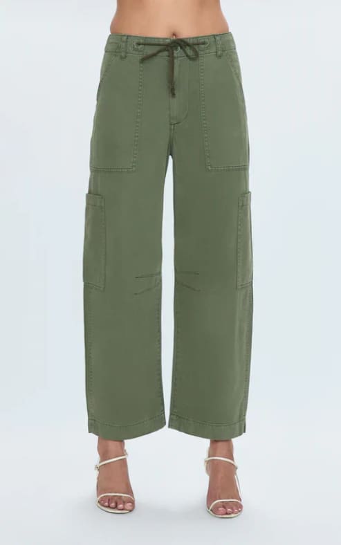 Pistola- Sabrina Curved Utility Pants in Meadow - Pant