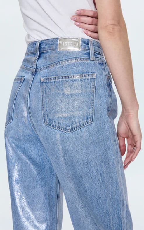 Pistola- Wes High Rise Barrel Jean in Spellbound - denim