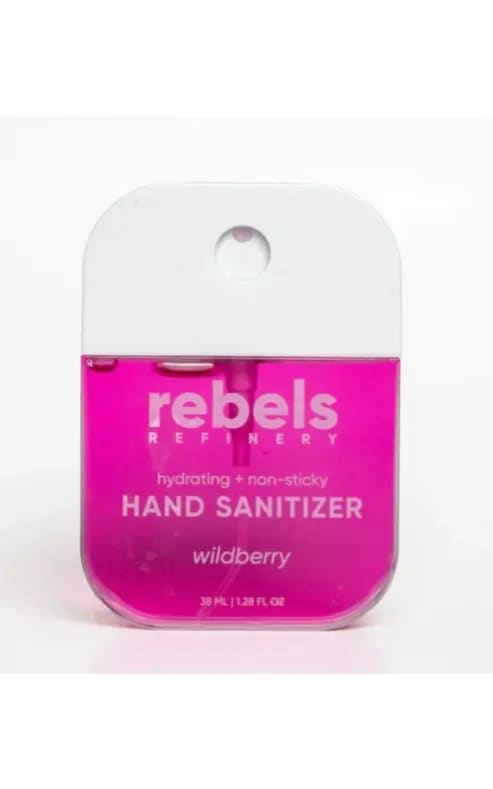 Rebels Refinery- Wildberry Pocket Hand Sanitizer - Bath &