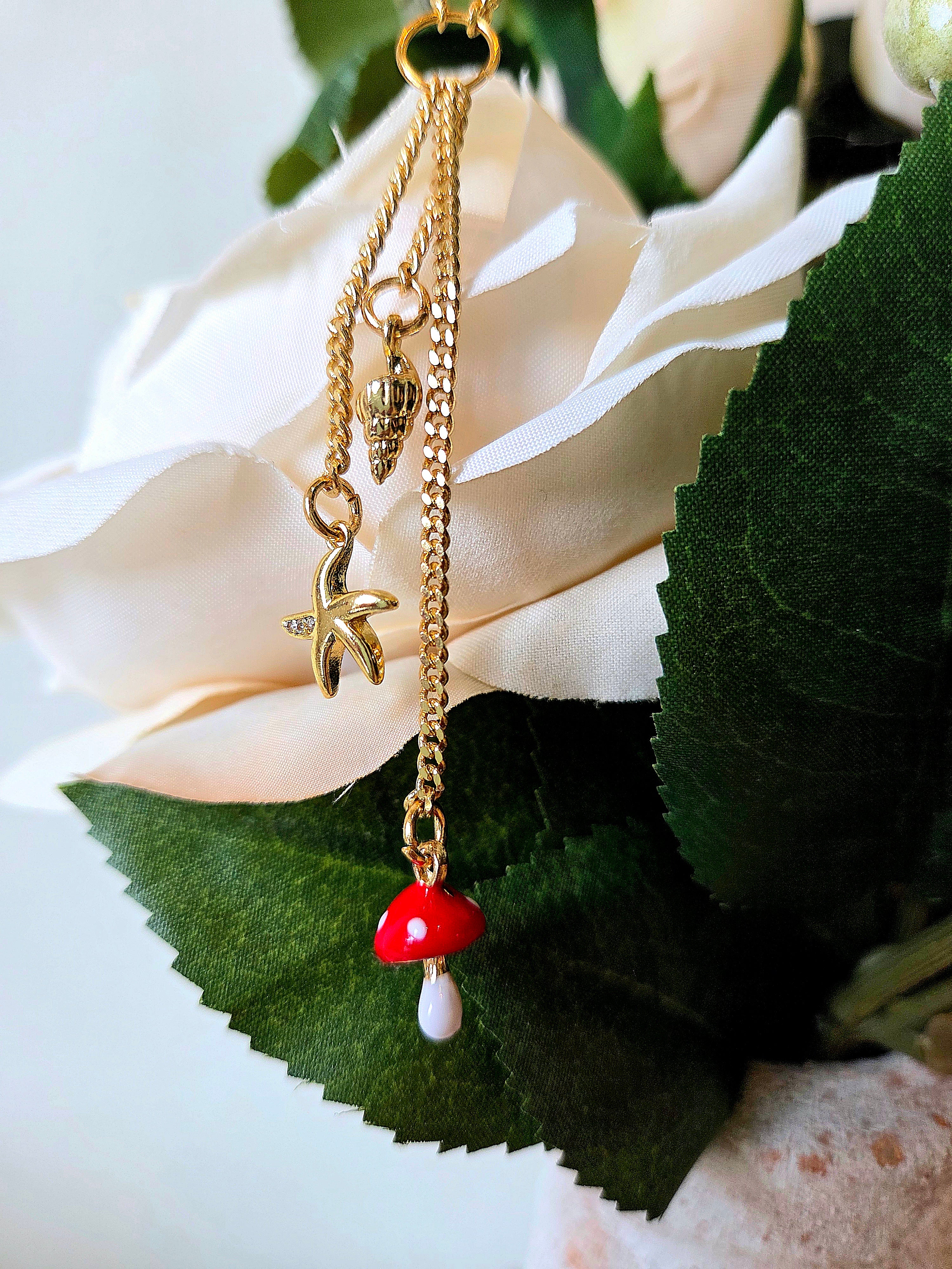 Twisted Baubles- Seaside Charm Necklace