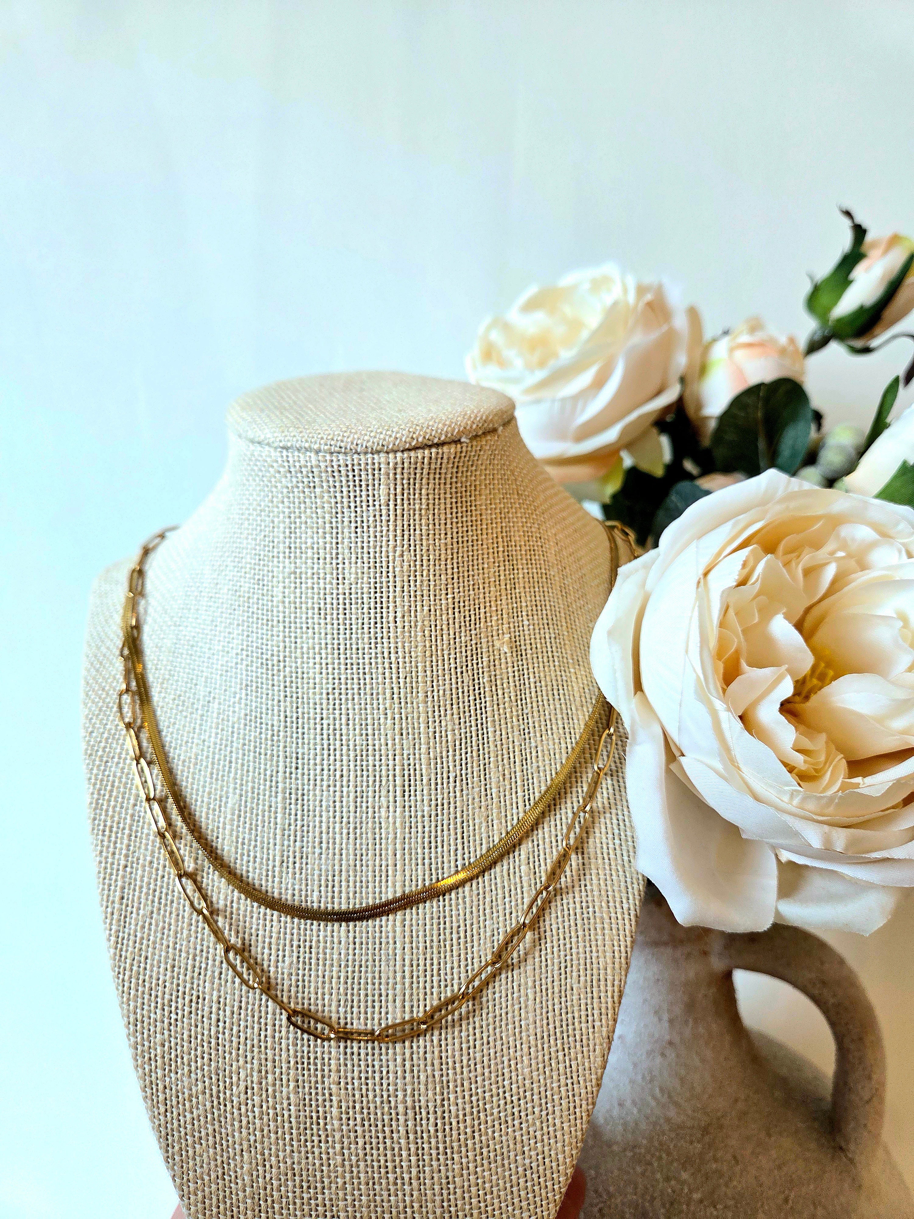 Twisted Baubles- 2in1 Removable Chain Necklace