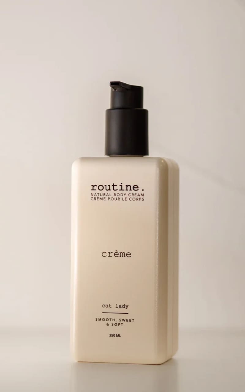 Routine- Cat Lady Natural Body Cream 350 ml - Bath &