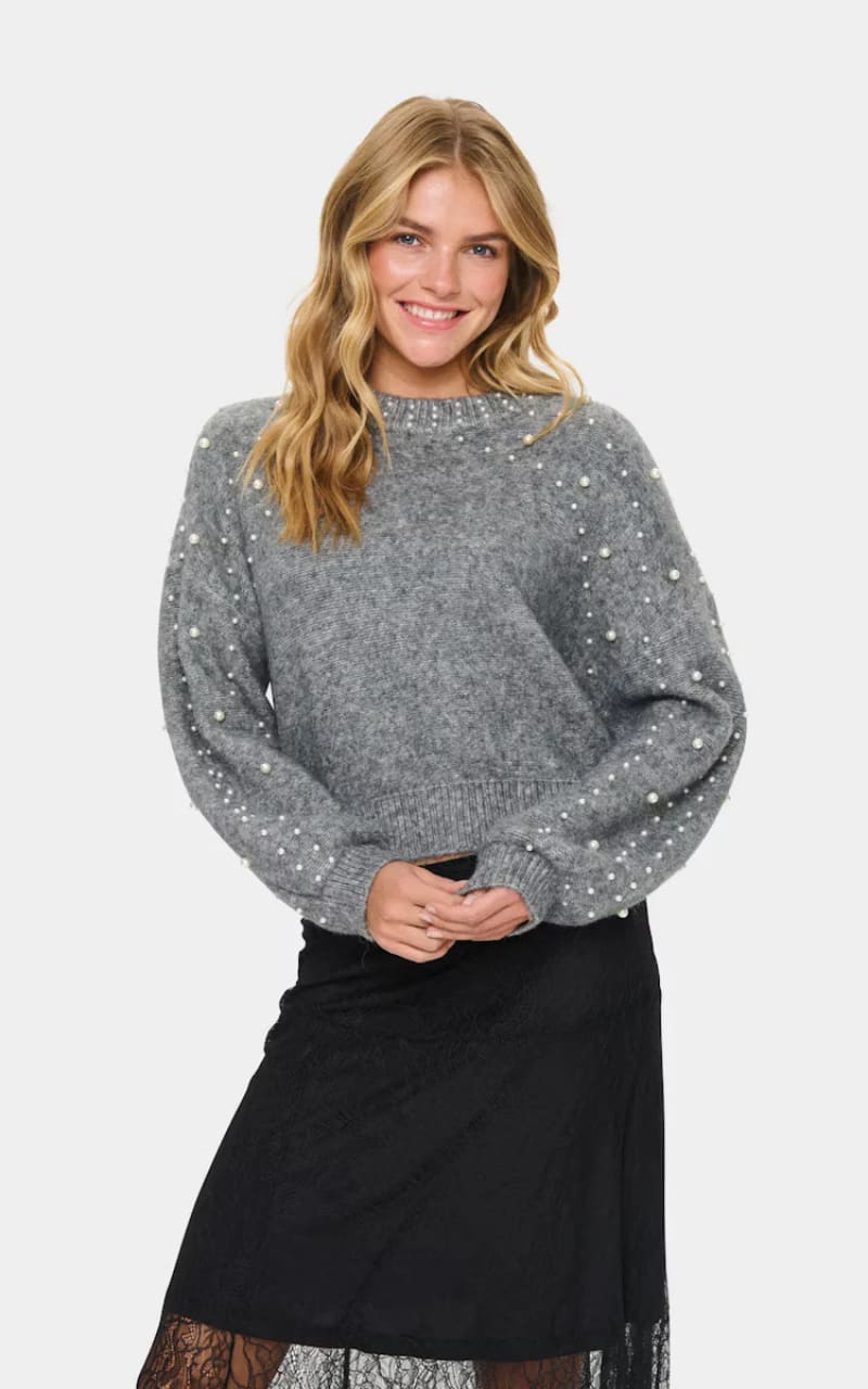 Saint Tropez- Madeleine Pearl Sweater - SWEATER & SWEATSHIRT