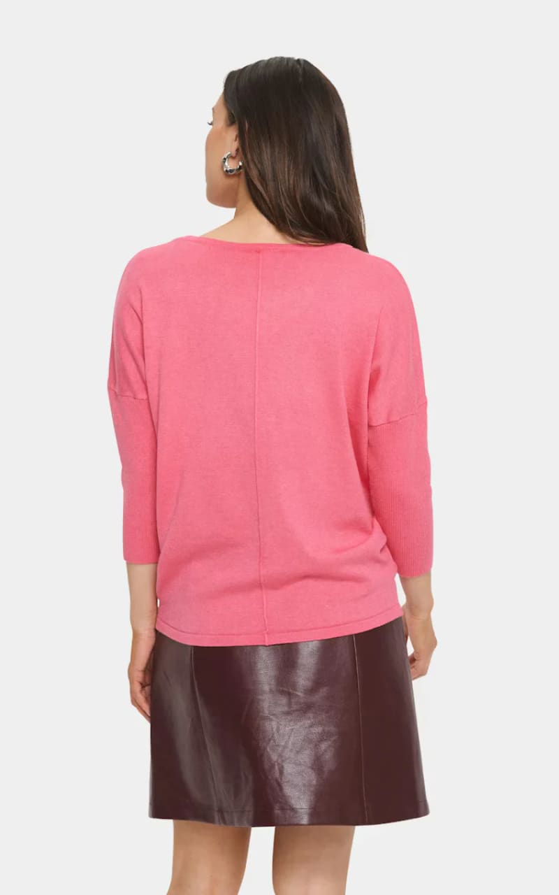 Saint Tropez- Mila Round Neck Pullover - SWEATER &