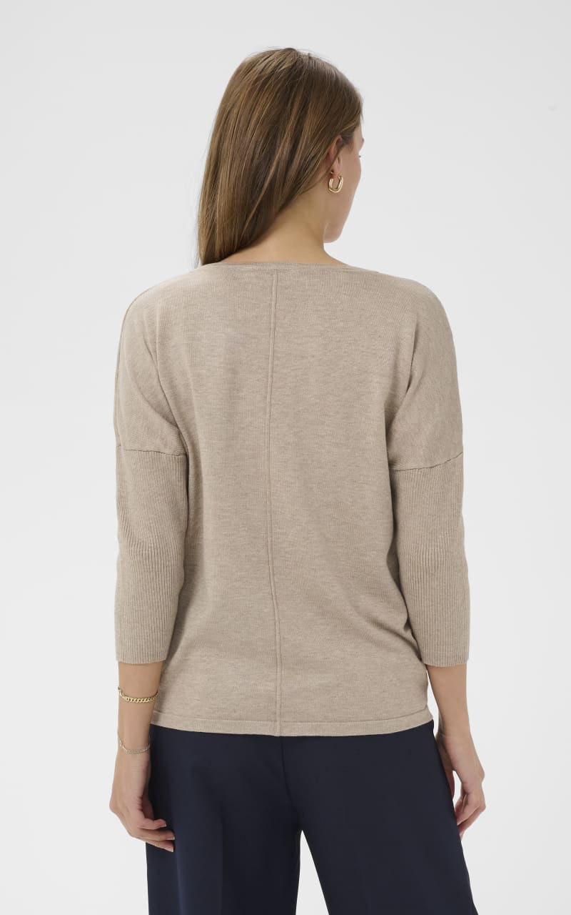 Saint Tropez- Mila Round Neck Pullover - SWEATER &