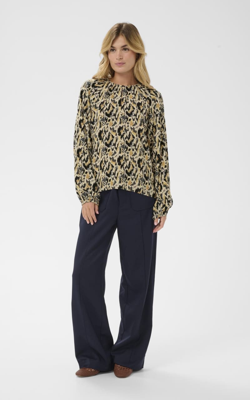 Saint Tropez - Osina Blouse in Tannin - Blouses & Tops