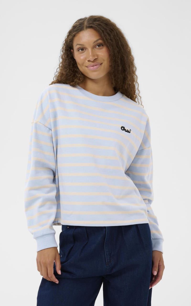Saint Tropez - Osiria Striped Sweatshirt - SWEATER &