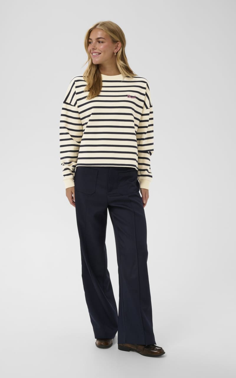 Saint Tropez - Osiria Striped Sweatshirt - SWEATER &